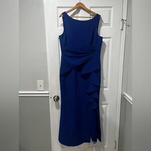 Eliza J Royal Blue Asymmetrical Dress